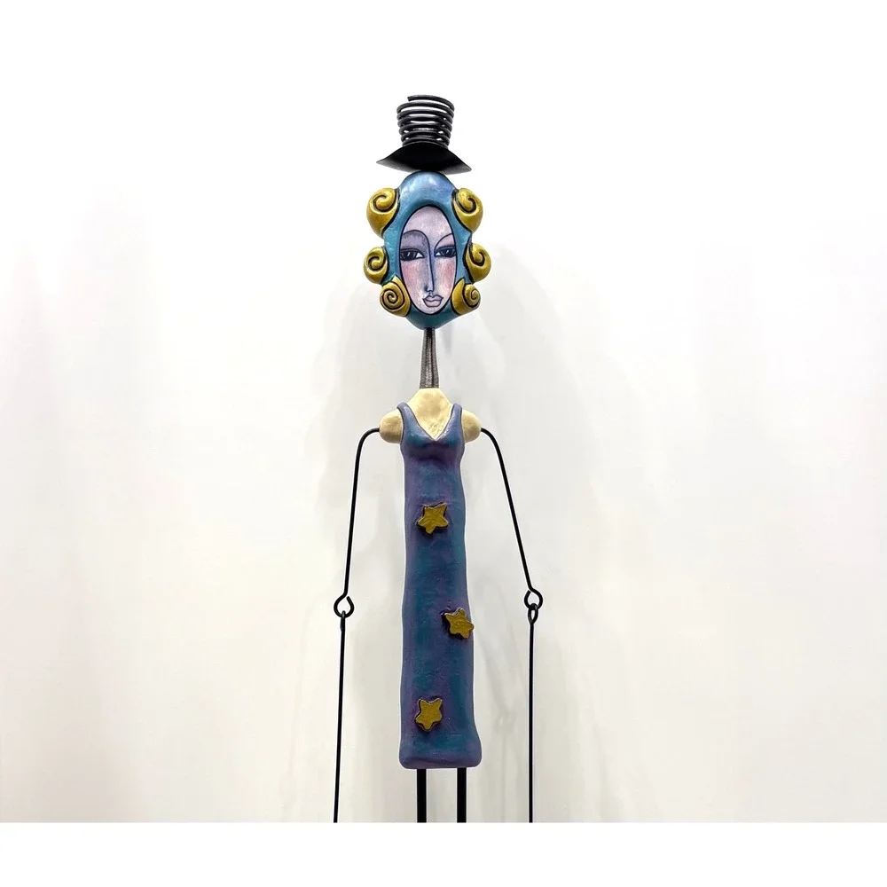 Kimberly Willcox for Silvestri Tickle Your Soul Candlestick 31.5